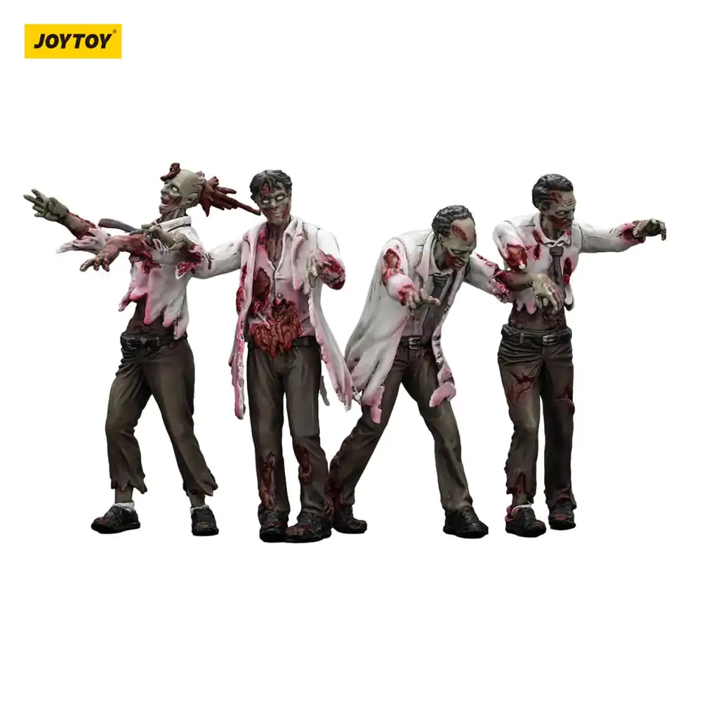 Zombie Dark Source akčné figúrky 4-Pack Vedci (Muži) 8 cm produktová fotografia