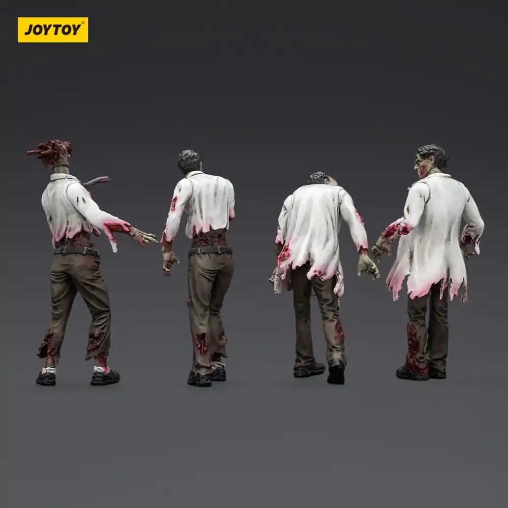 Zombie Dark Source akčné figúrky 4-Pack Vedci (Muži) 8 cm produktová fotografia