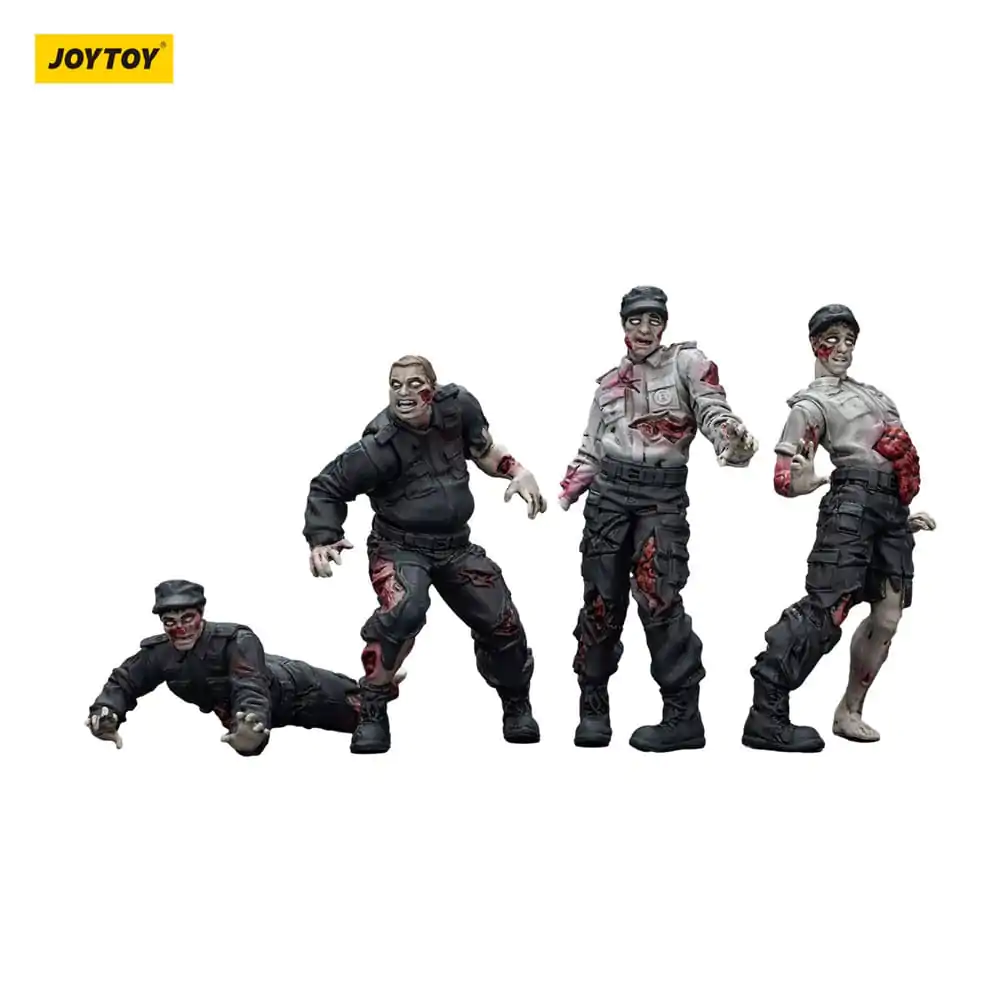 Zombie Dark Source akčné figúrky 4-Pack Security Guards 8 cm produktová fotografia