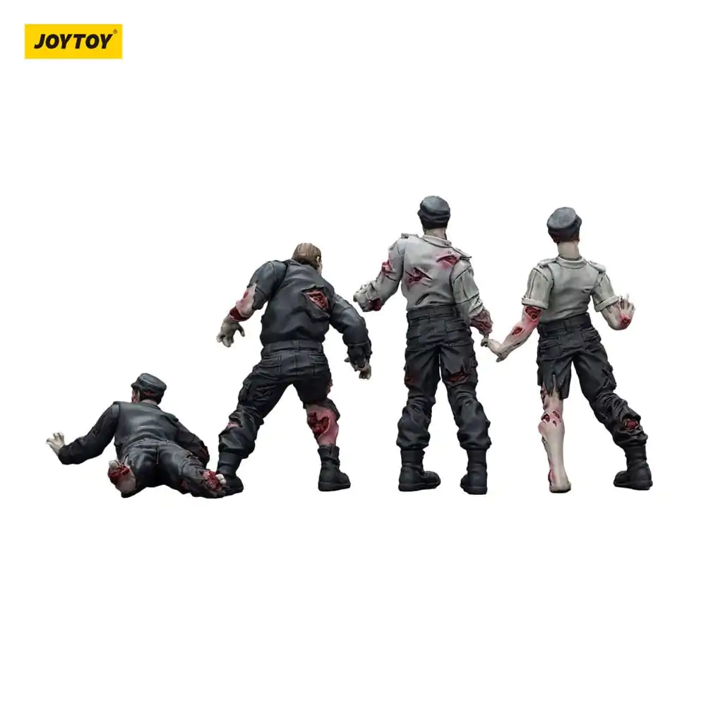 Zombie Dark Source akčné figúrky 4-Pack Security Guards 8 cm produktová fotografia