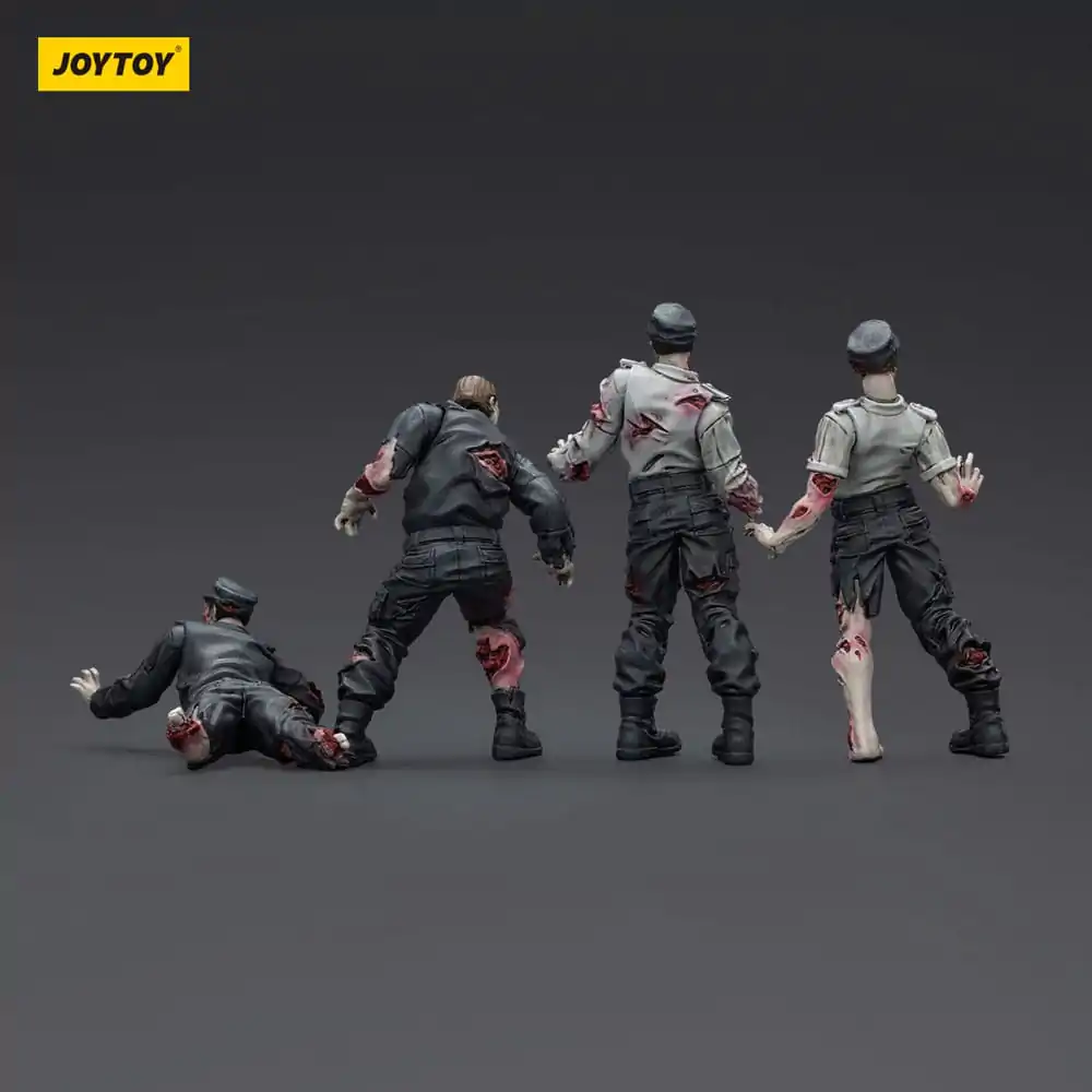 Zombie Dark Source akčné figúrky 4-Pack Security Guards 8 cm produktová fotografia