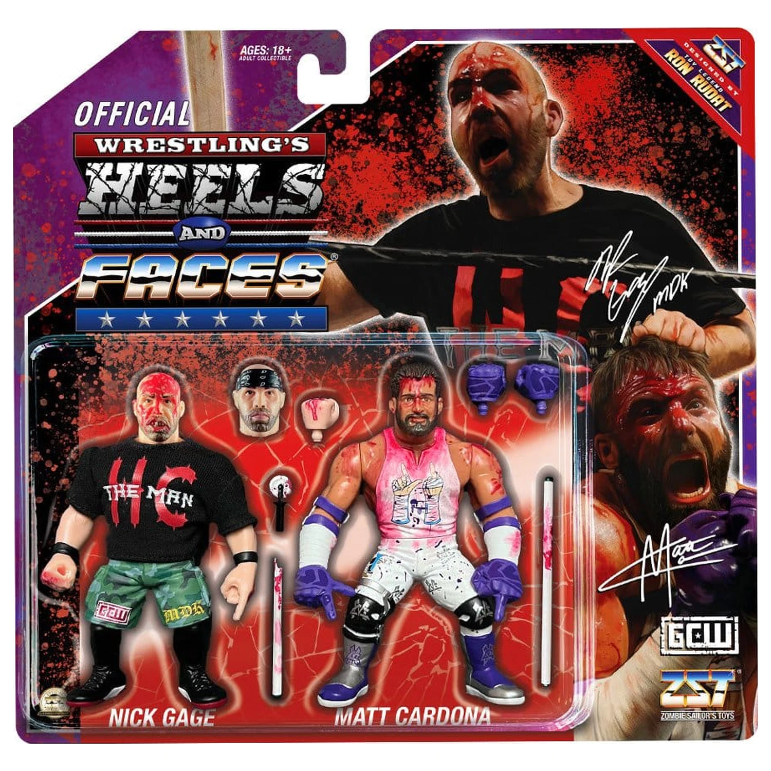 Zombie Sailor's Toys akčné figúrky 2-balenie Nick Gage vs. Matt Cardona 11 cm produktová fotografia