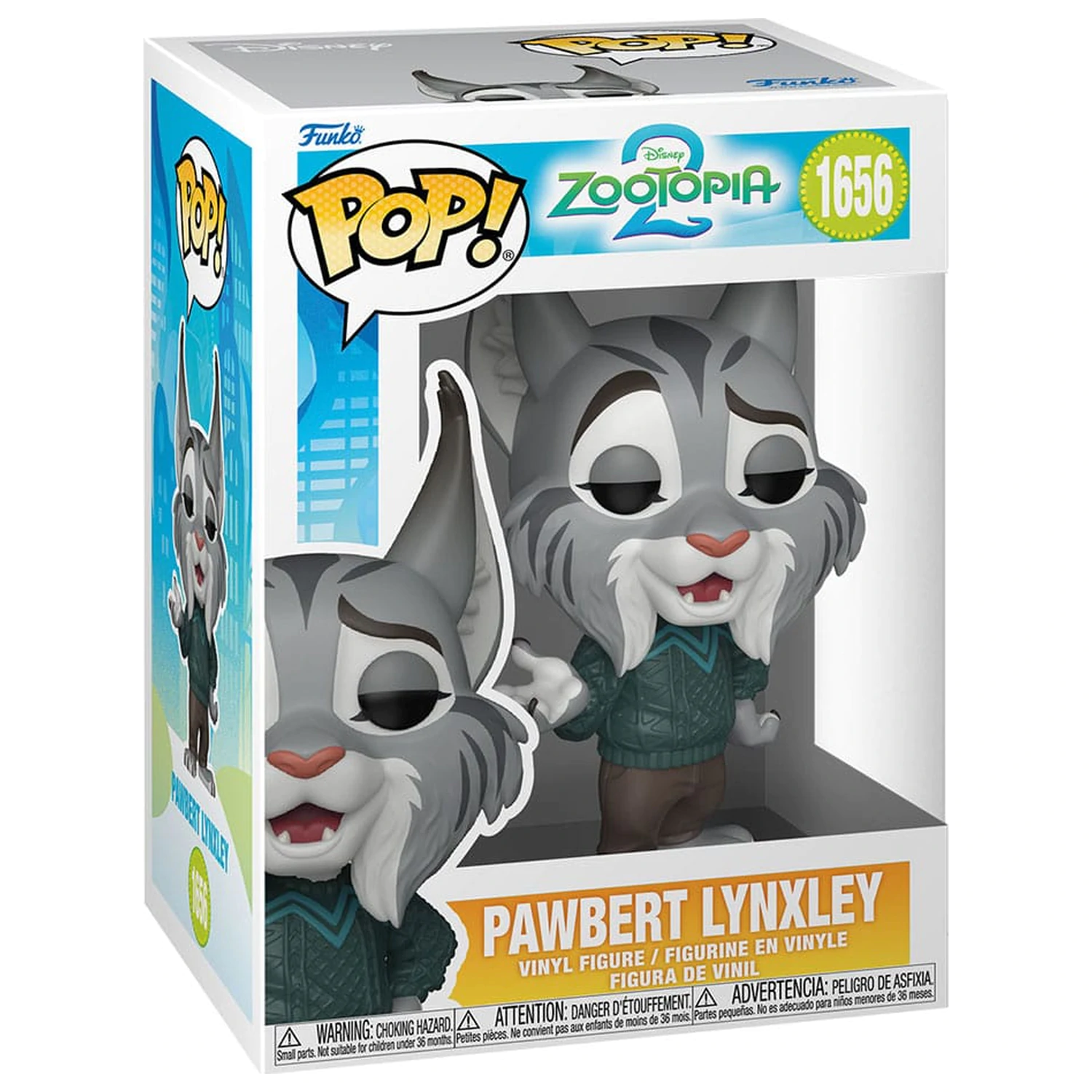 Zootopia 2 Funko POP! Movies Vinylová figúrka Pawbert Lynxley 9 cm produktová fotografia