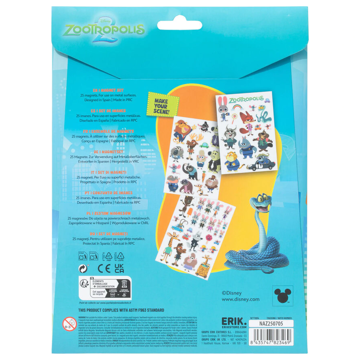 Zootopia 2 sada magnetov produktová fotografia
