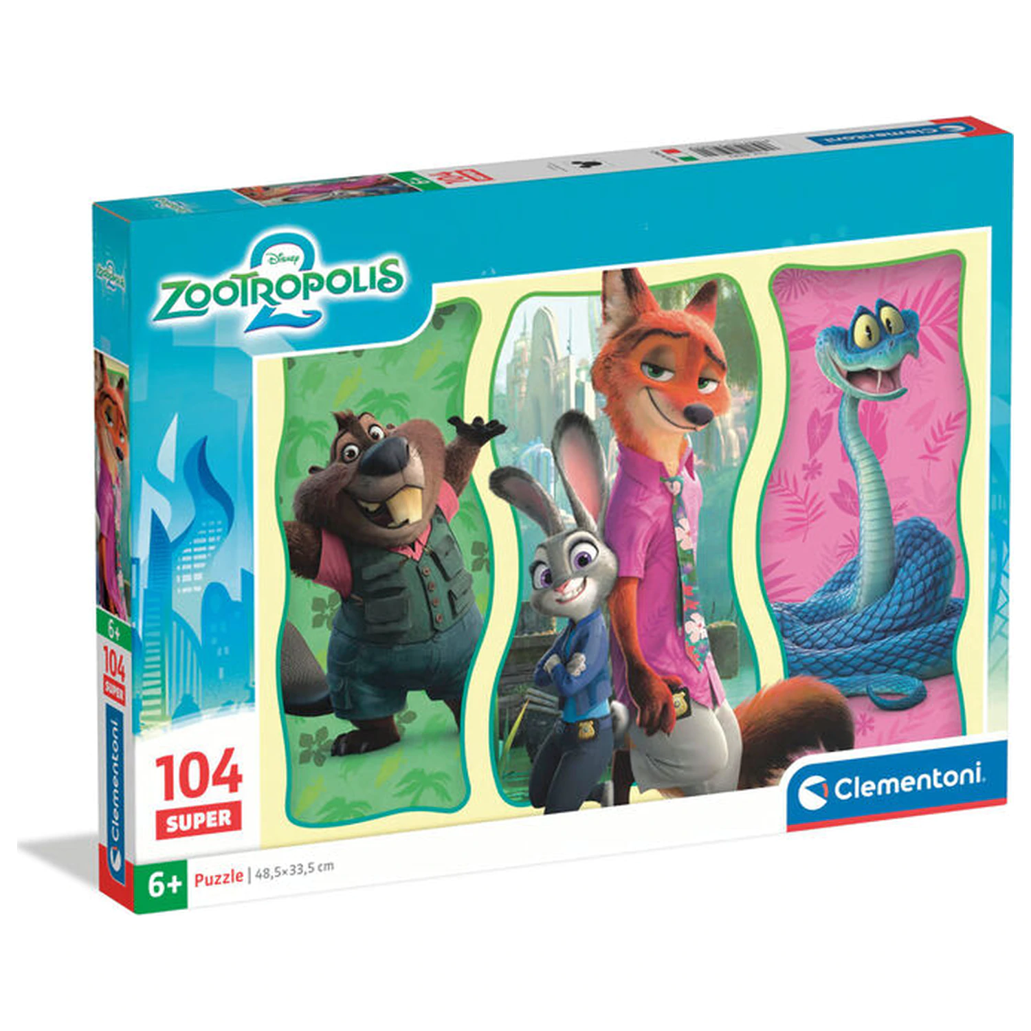 Zootopia 2 puzzle 104 kusov produktová fotografia