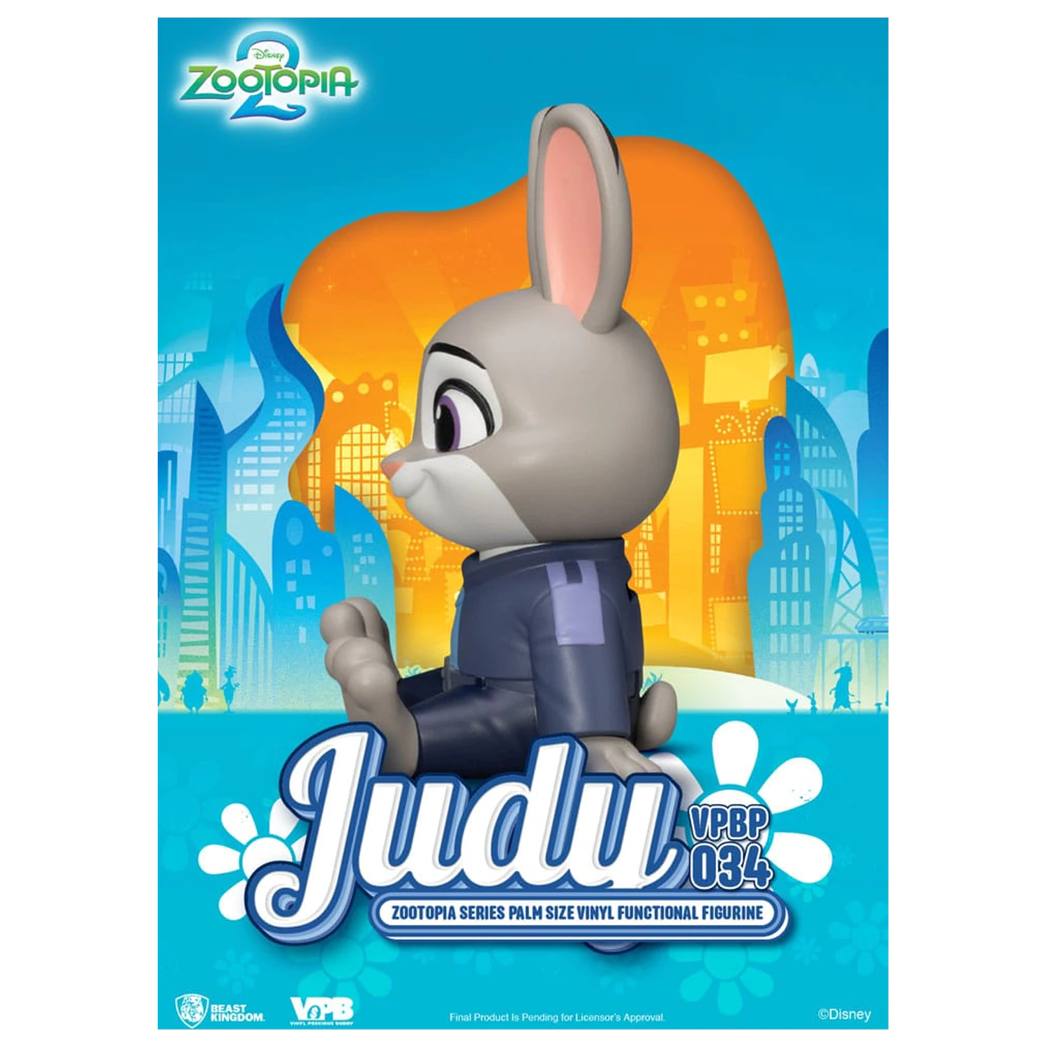 Zootopia Piggy vinylová banka Judy 15 cm produktová fotografia