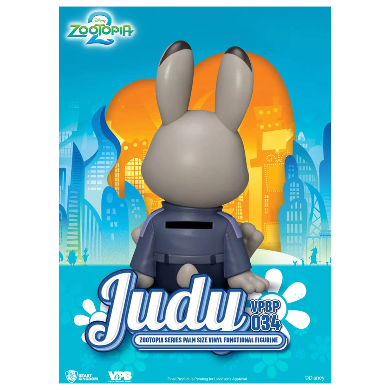 Zootopia Piggy vinylová banka Judy 15 cm produktová fotografia