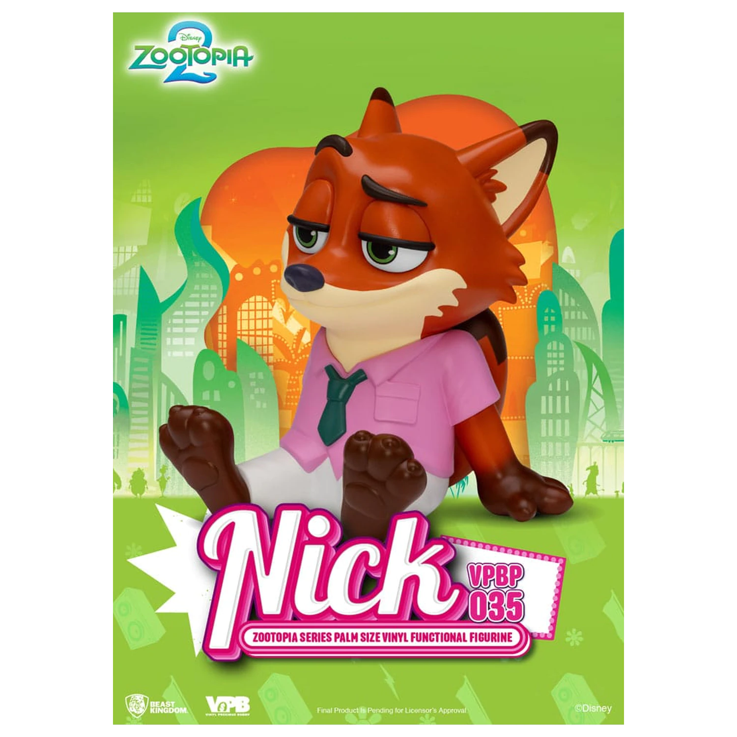 Zootopia Piggy Vinylová banka Nick 15 cm produktová fotografia