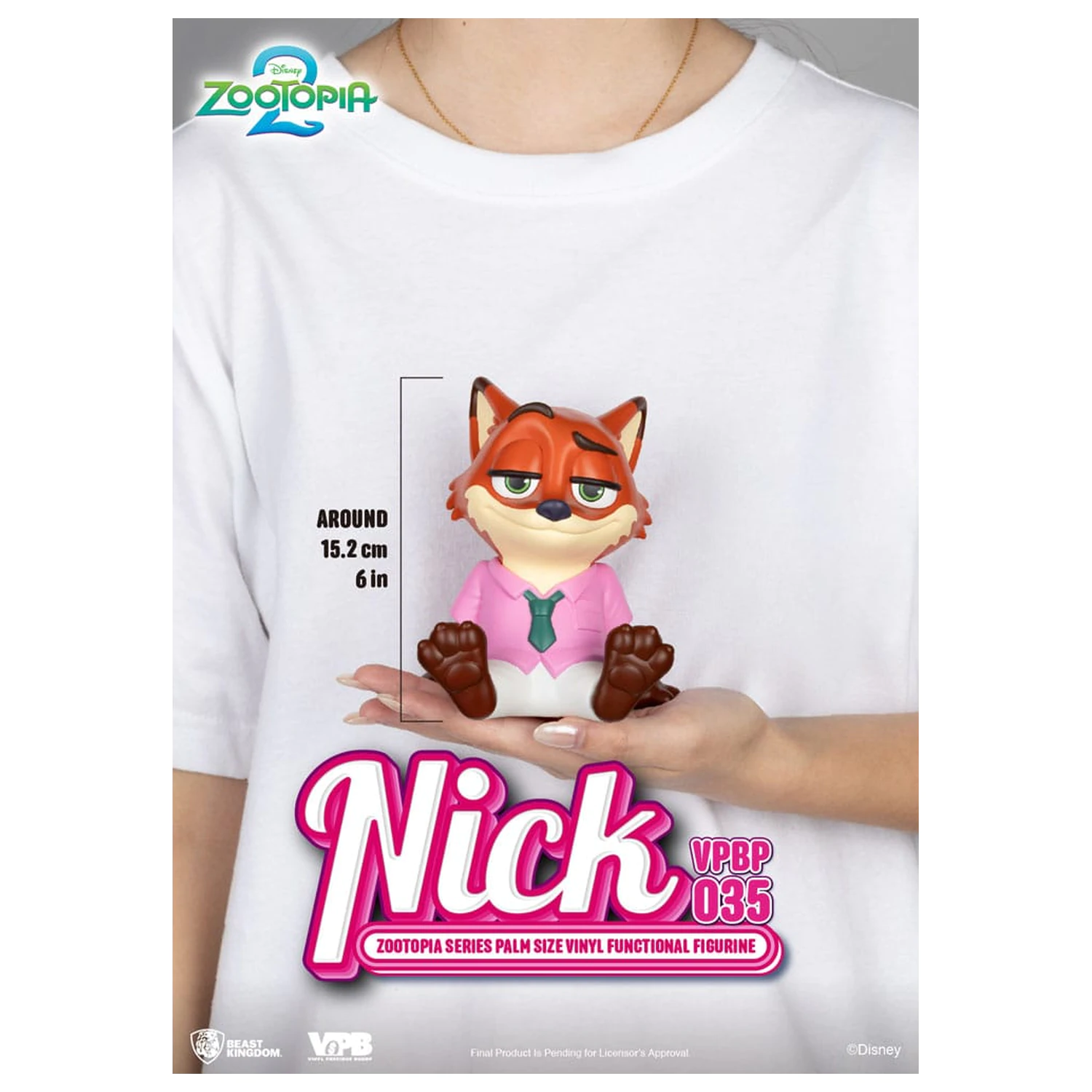 Zootopia Piggy Vinylová banka Nick 15 cm produktová fotografia