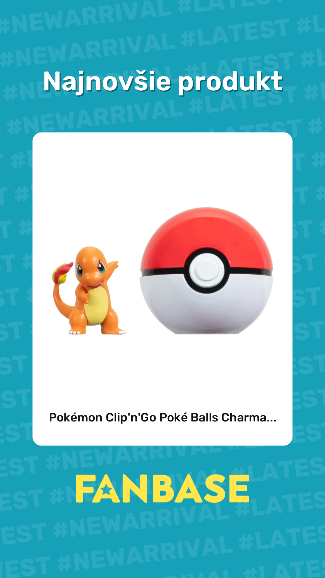 Najnovšie produkt: Pokémon Clip'n'Go Poké Balls Charma...