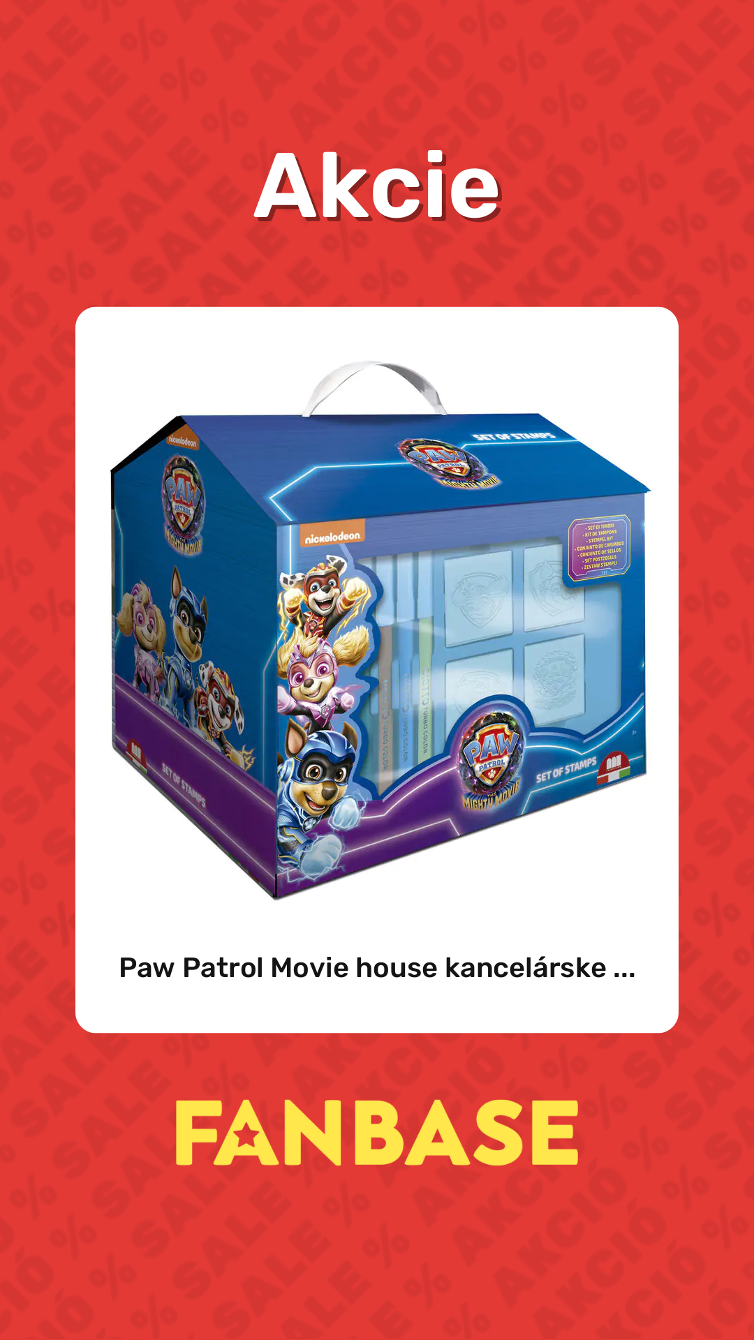 Akcie: Paw Patrol Movie house kancelárske ...