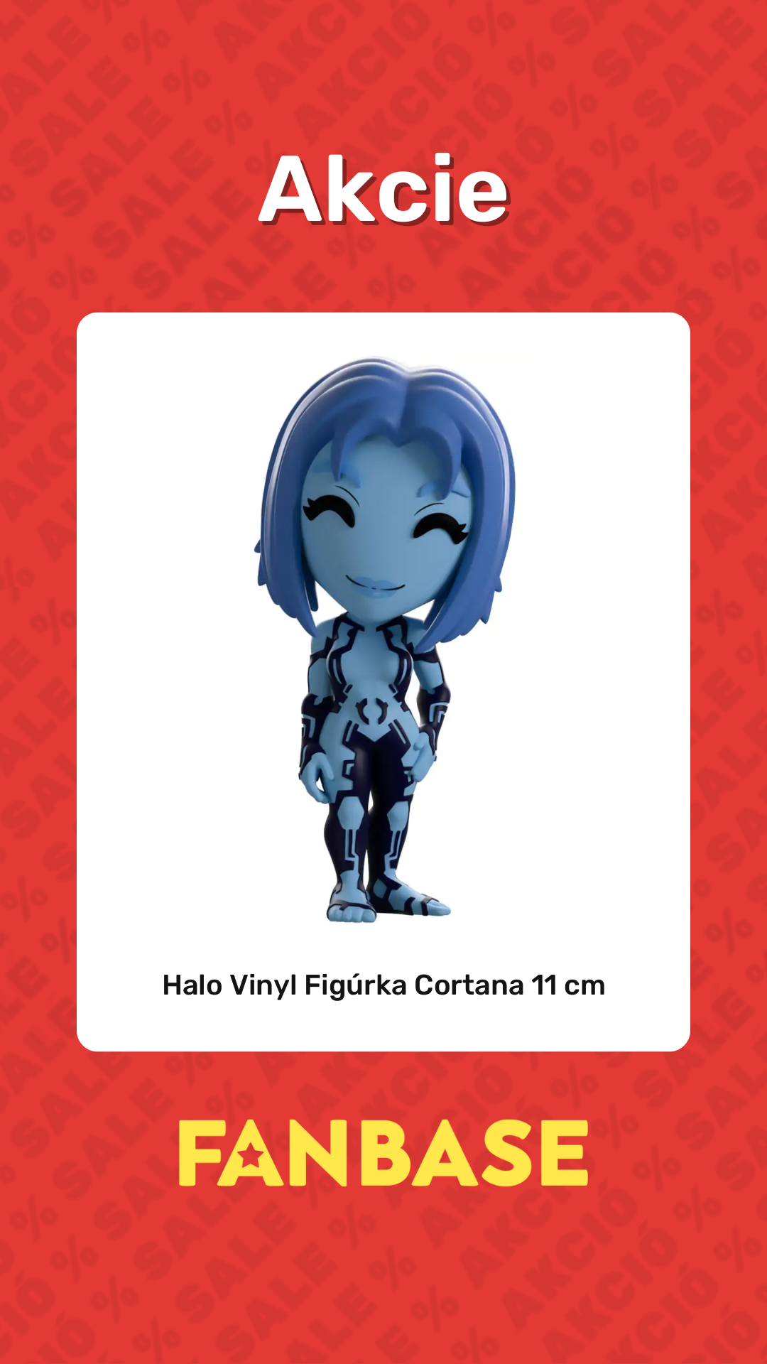 Akcie: Halo Vinyl Figúrka Cortana 11 cm