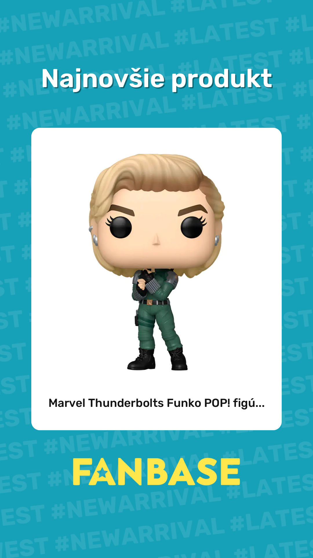Najnovšie produkt: Marvel Thunderbolts Funko POP! figú...