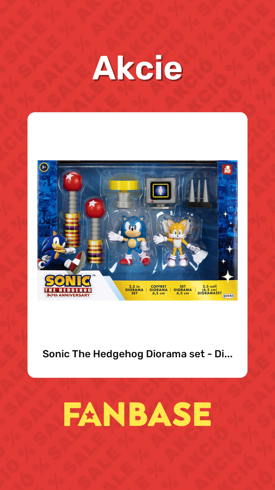 Akcie: Sonic The Hedgehog Diorama set - Di...