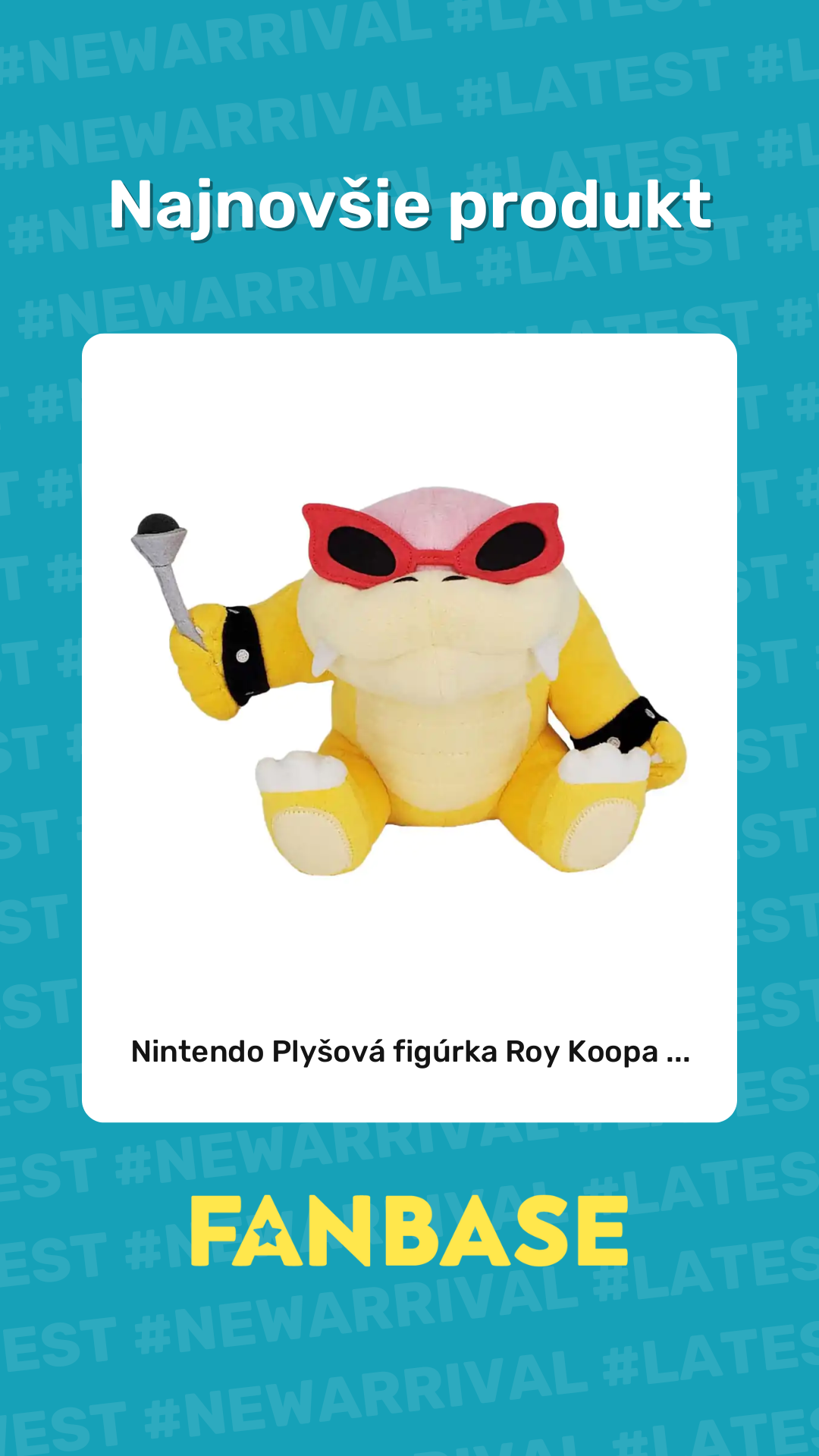 Najnovšie produkt: Nintendo Plyšová figúrka Roy Koopa ...