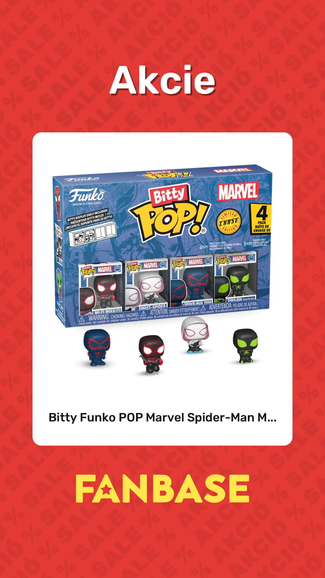 Akcie: Bitty Funko POP Marvel Spider-Man M...
