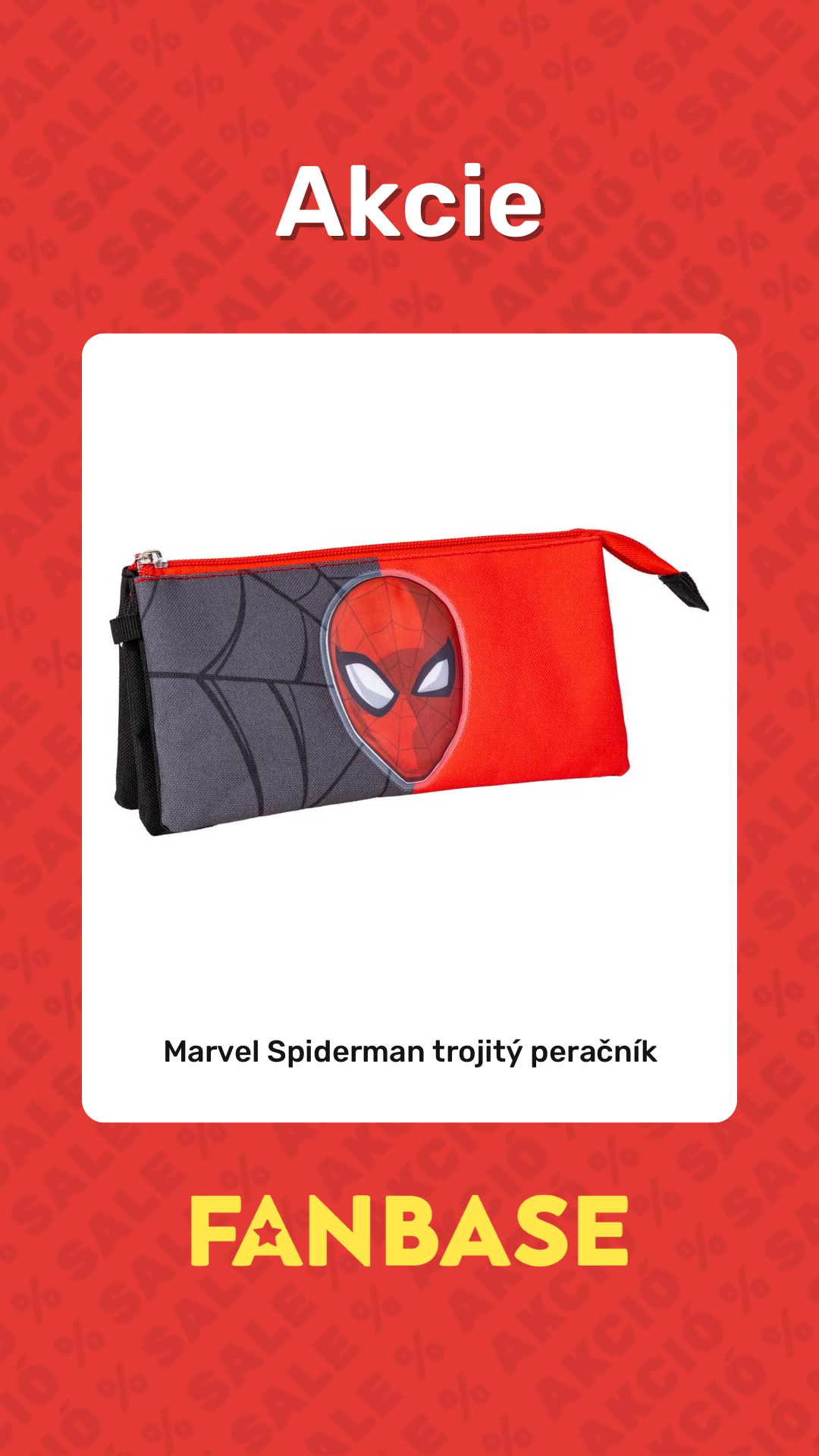 Akcie: Marvel Spiderman trojitý peračník