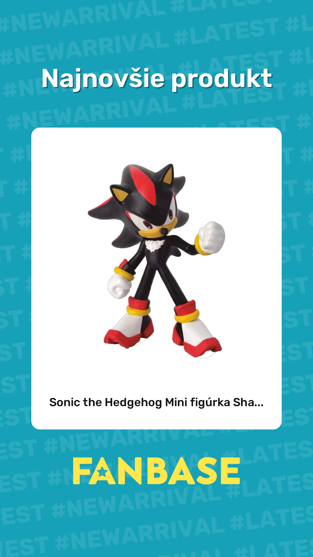 Najnovšie produkt: Sonic the Hedgehog Mini figúrka Sha...
