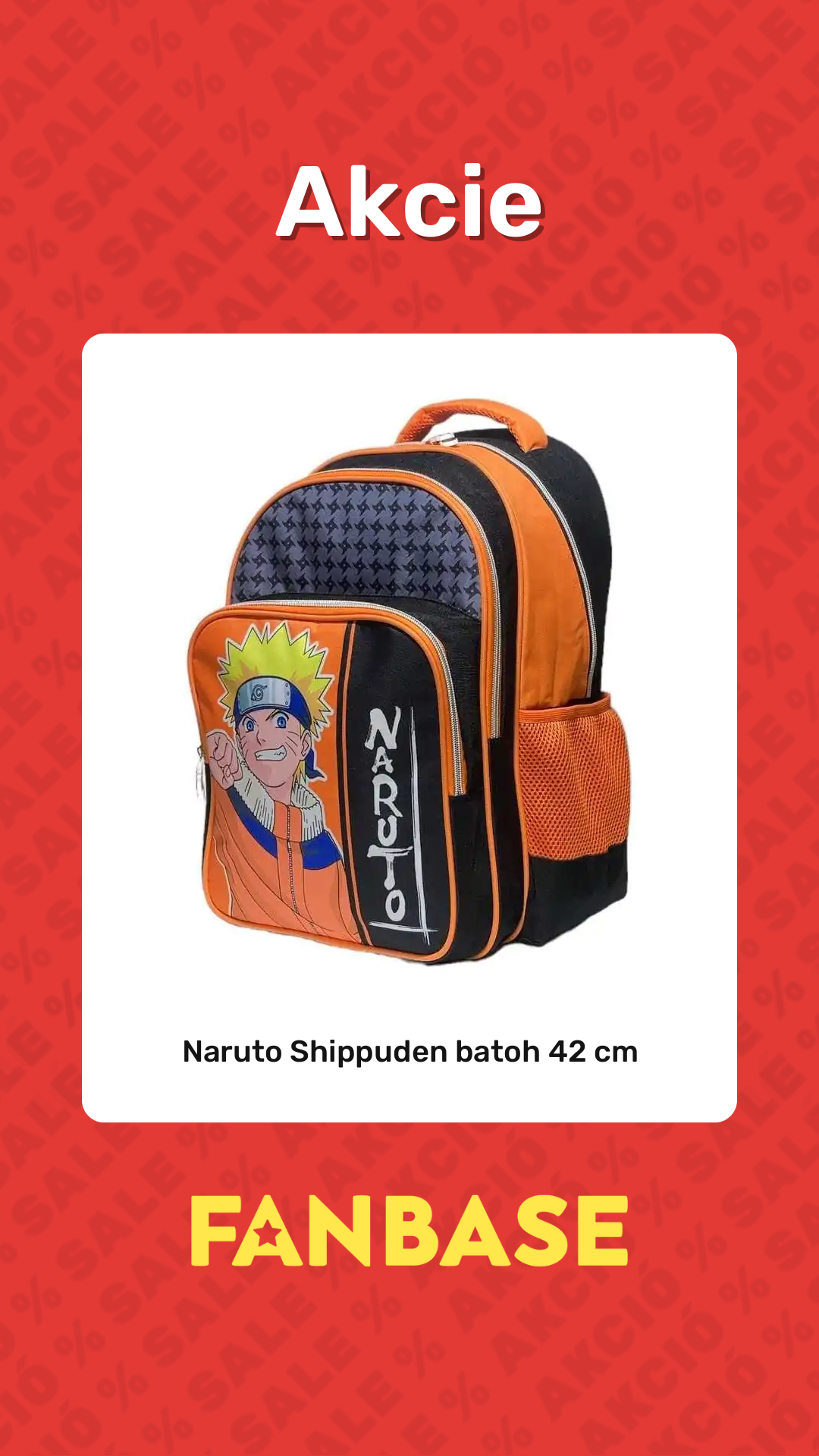 Akcie: Naruto Shippuden batoh 42 cm