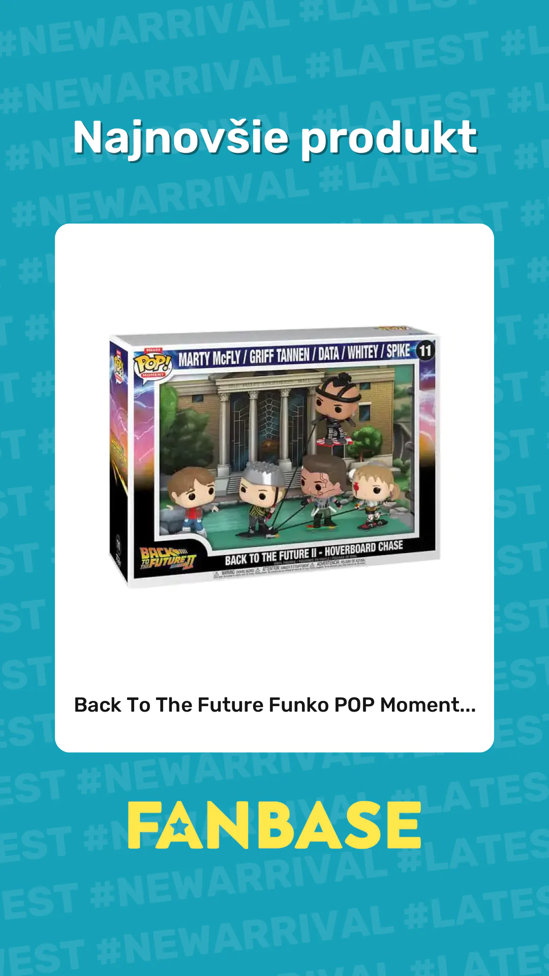 Najnovšie produkt: Back To The Future Funko POP Moment...