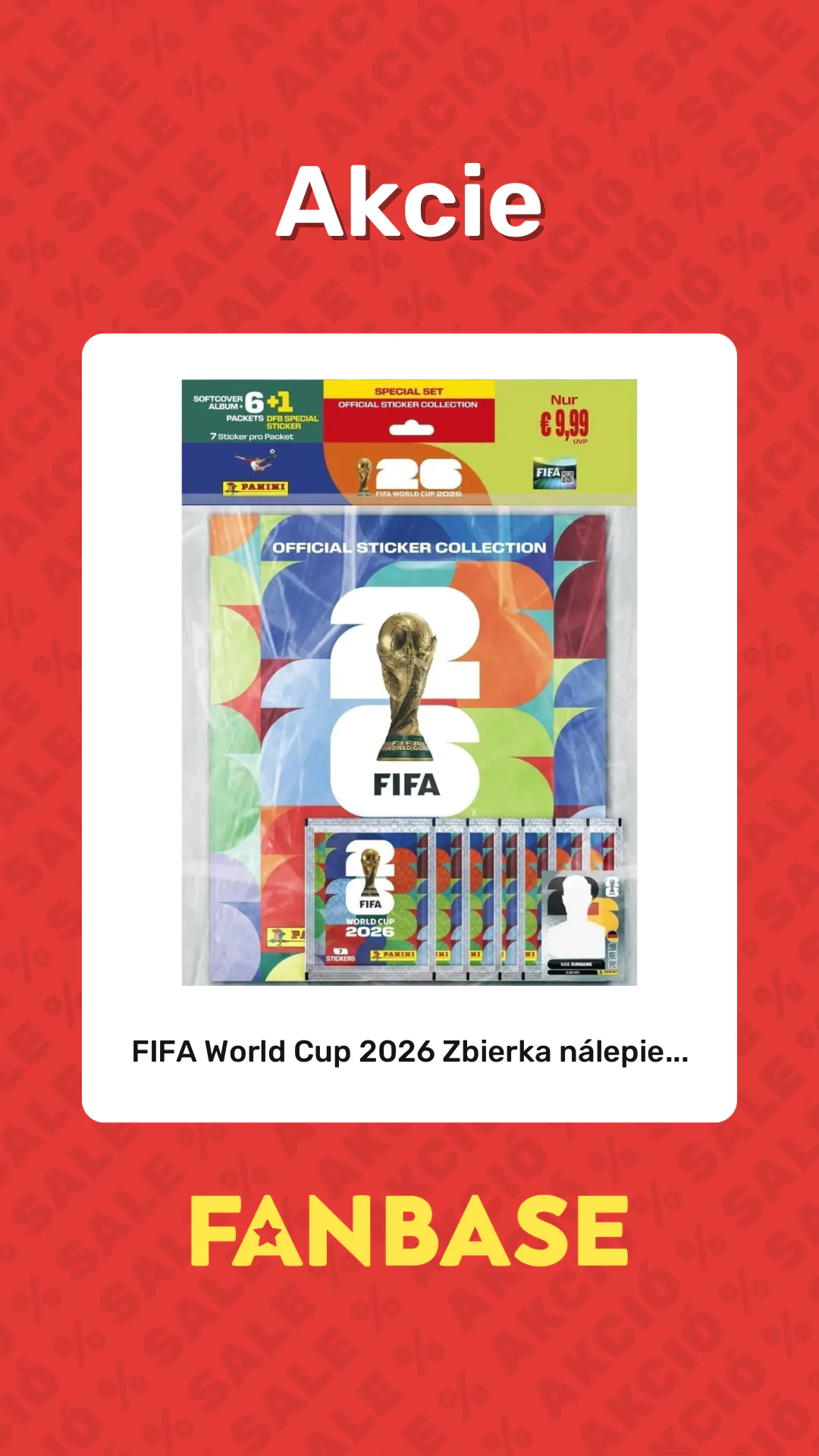 Akcie: FIFA World Cup 2026 Zbierka nálepie...