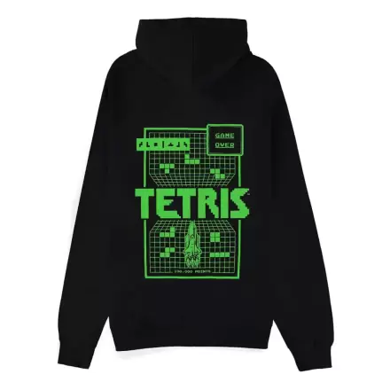 Tetris Game Over mikina s kapucňou na zips produktová fotografia