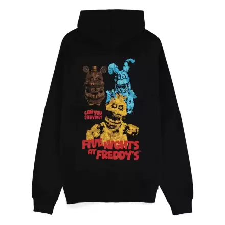 Five Nights at Freddy's Zipper mikina s kapucňou Dokážete prežiť produktová fotografia