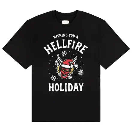 Stranger Things tričko Wishing You A Hellfire Holiday produktová fotografia