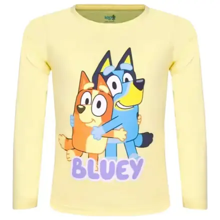 Bluey Hug Yellow Detské tričko s dlhým rukávom, vrchná časť produktová fotografia