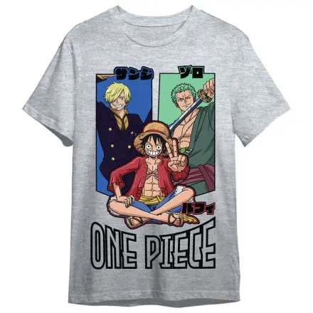 One Piece Monkey D. Luffy, Roronoa Zoro & Sanji dospelé tričko produktová fotografia