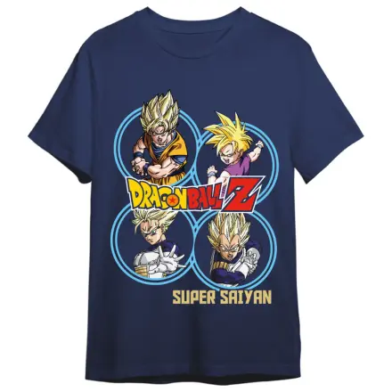 Dragon Ball Z Super Saiyans dospelé tričko produktová fotografia