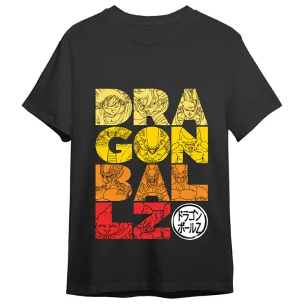 Dragon Ball Z Letters dospelácke tričko produktová fotografia