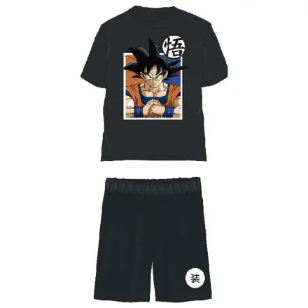 Dragon Ball Saiyan Black detské krátke pyžamo produktová fotografia