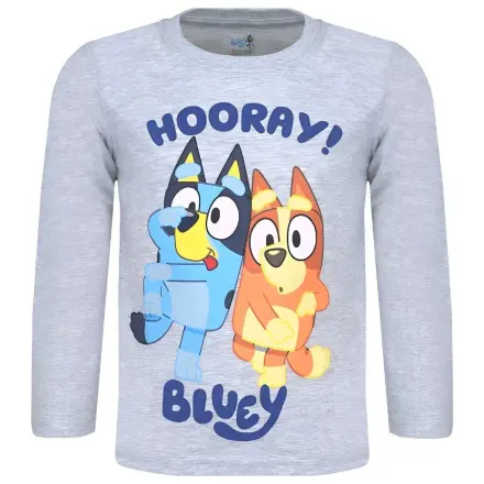 Bluey Hooray! Sivé tričko / top s dlhým rukávom produktová fotografia