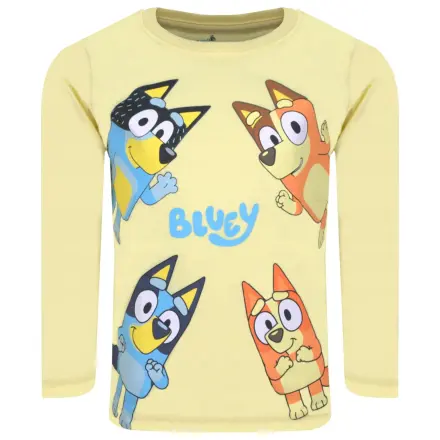 Bluey Let's Do Yellow Detské tričko s dlhým rukávom, Top produktová fotografia