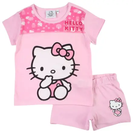 Hello Kitty Cutie Light Pink Kids Krátke Pyžamo produktová fotografia