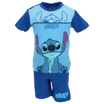 Stitch Sweet Blue Detské krátke pyžamo produktová fotografia