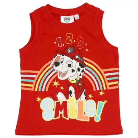Paw Patrol Smile Red Detské tričko s krátkym rukávom Top produktová fotografia