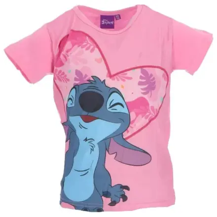 Stitch Fun svetloružové detské tričko s krátkym rukávom produktová fotografia