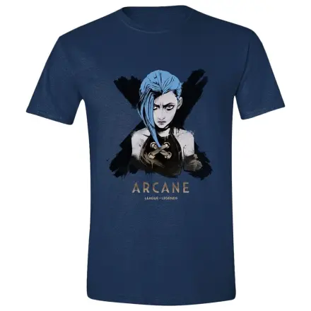 Arcane tričko Jinx Portrait produktová fotografia