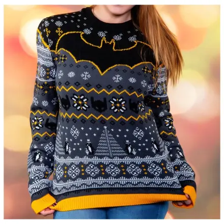 Batman Penguin vianočný sveter produktová fotografia