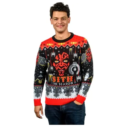 Star Wars vianočný sveter Sith produktová fotografia