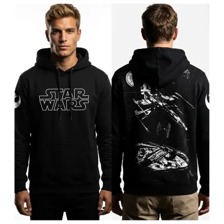 Star Wars Spaceships Universe Anniversary mikina s kapucňou produktová fotografia