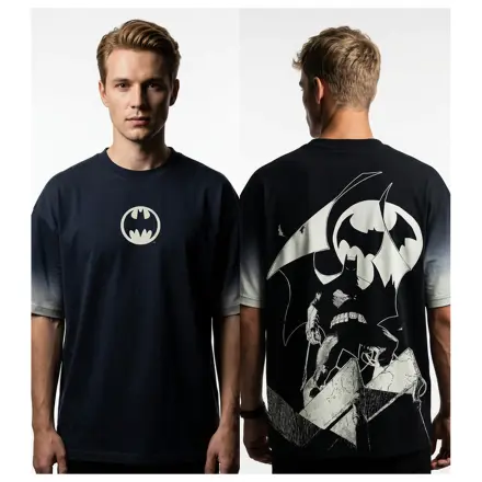 DC Batsignal In The Dark pánske oversize tričko produktová fotografia