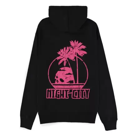 Cyberpunk 2077 mikina so zipsom Night City produktová fotografia