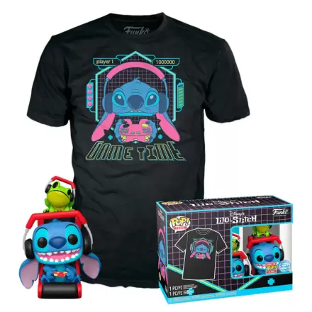 Sada figúrok Funko POP & Tee Disney Stitch Gamer Stitch with Frog produktová fotografia