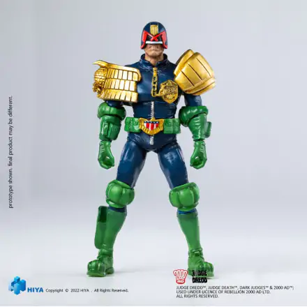 2000 AD Exquisite Mini Action Figurka 1/18 Judge Dredd Gaze Into The Fist of Dredd 10 cm termékfotója