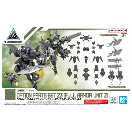 30 MM 1/144 sada voliteľných dielov 23 (Full Armor Unit 2) model kit produktová fotografia