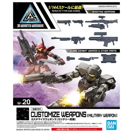 30MM Customize Weapons vojenská zbraň produktová fotografia
