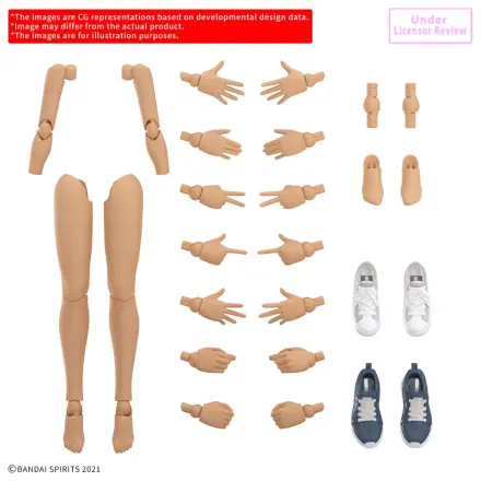 30MS Option Body Parts diely na ruky a diely na nohy S (Color C) Model Kit príslušenstvo balenie produktová fotografia